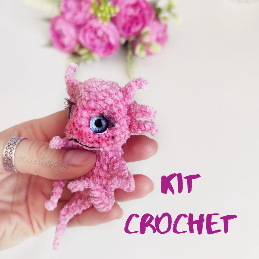 Axolotl Crochet Pattern PDF Tutorial - DailyDoll Shop
