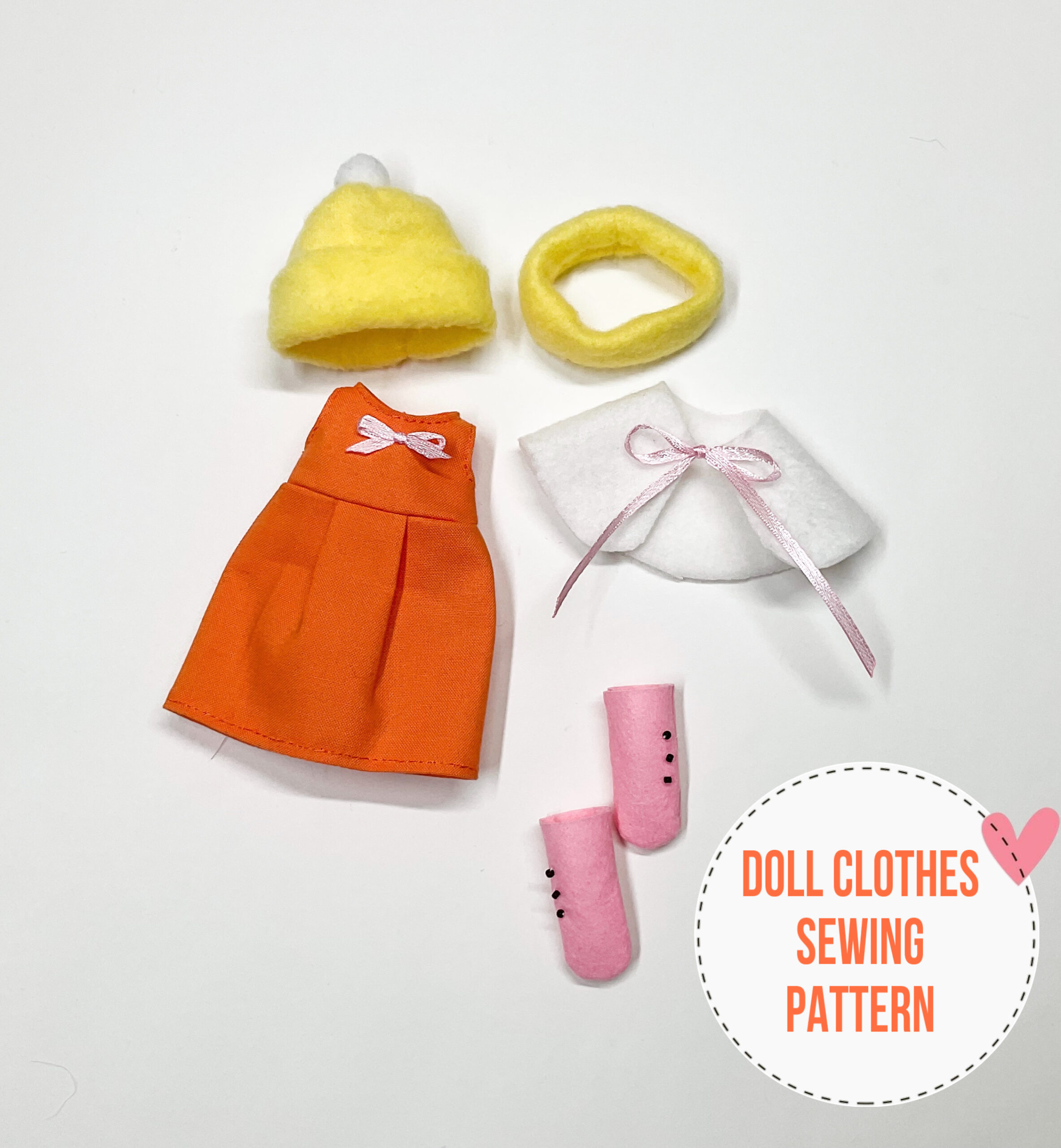 Make a no-sew doll sundress - 100 Directions