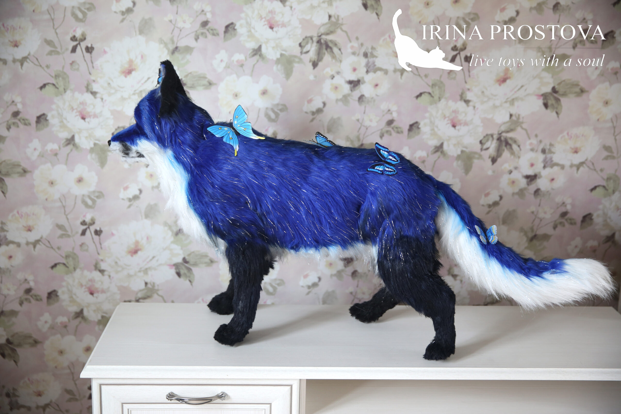 Fox , realistic toy (for example, for order)31.5(80cm)+video - DailyDoll  Shop