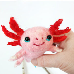 crochet patterns Axolotl velvet, DOWNLOAD, Axolotl Plushies