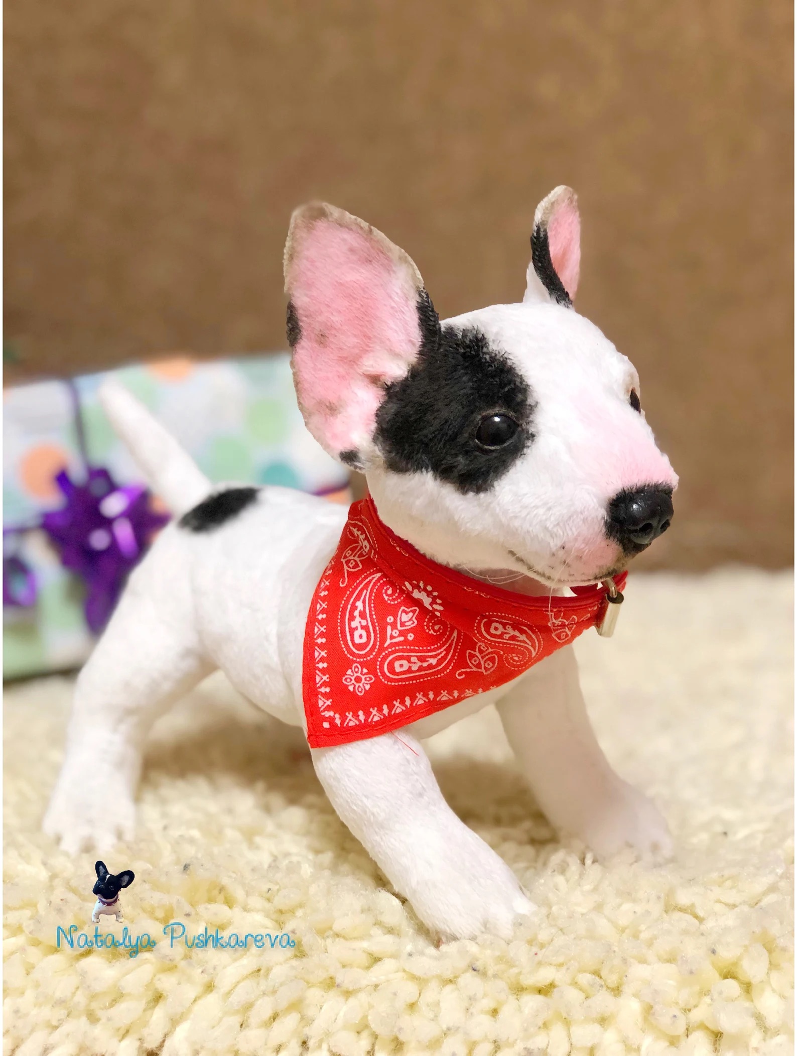 bull terrier doll