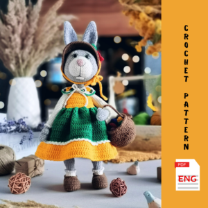 Crochet Bunny pattern/ Amigurumi bunny PDF pattern/ Crochet Easter Bunny