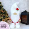 Crochet PATTERN Christmas gnome. Amigurumi crochet pattern gnome