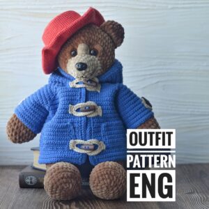 Crochet Jumpsuit (ONLY) for Usti the Teddy Bear (pattern