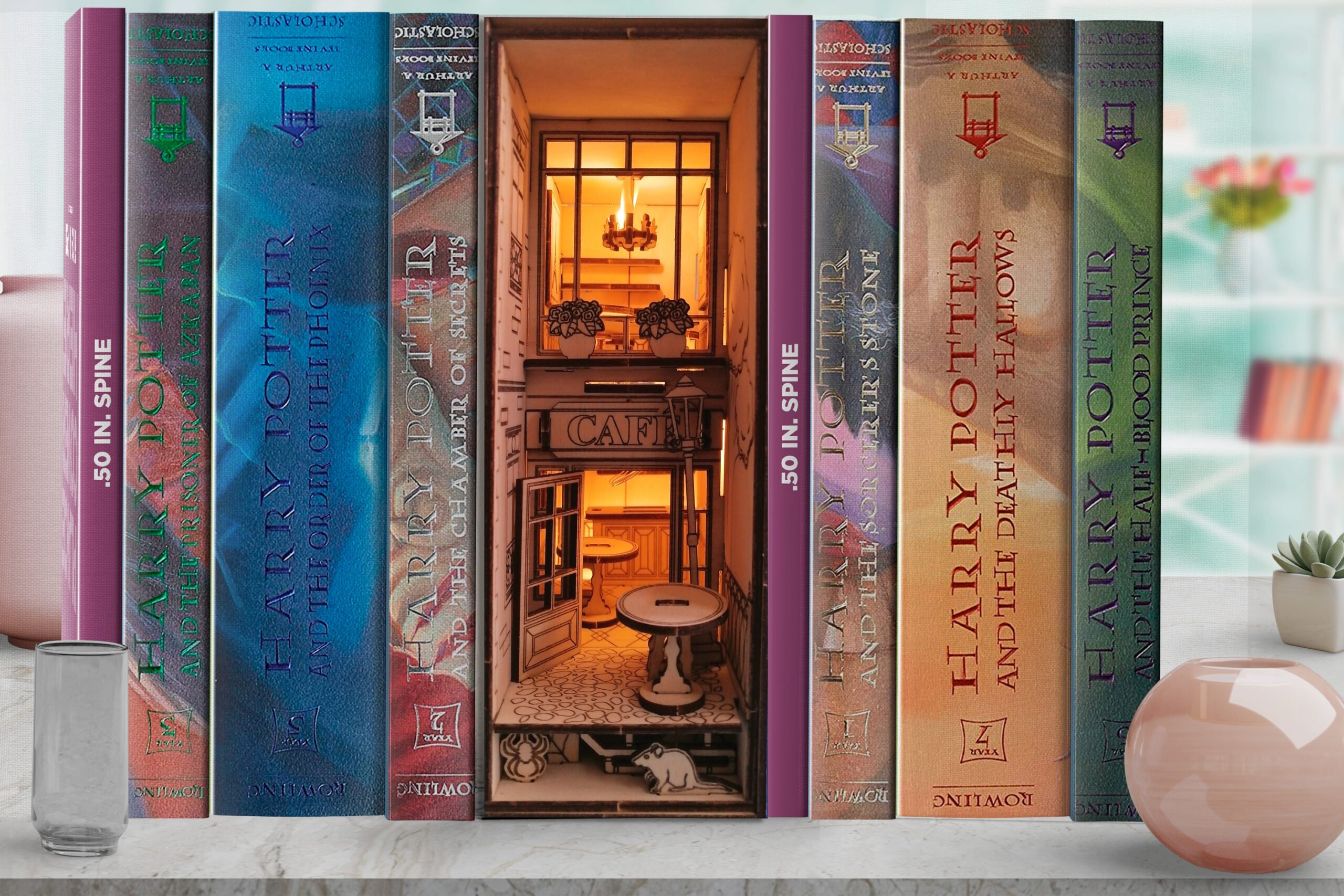 Book Nook Bookshelf Insert Dioramas