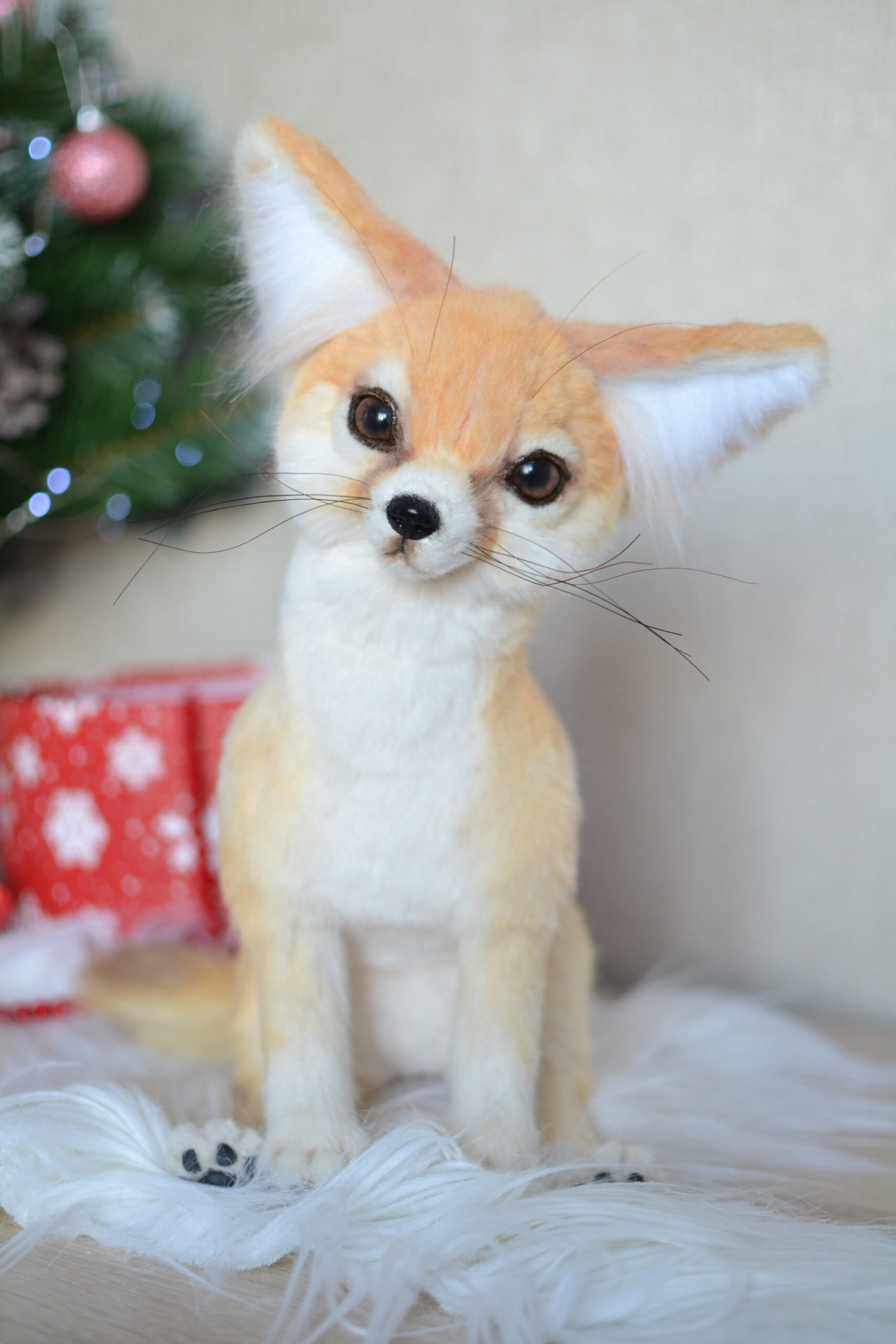 realistic fennec fox plush