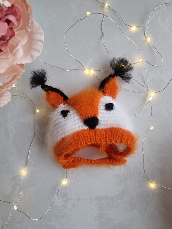 Fox hat for blythe doll