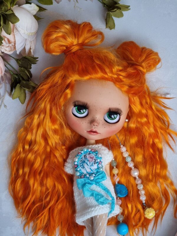 Blythe doll with red hair