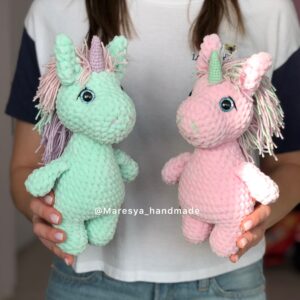 crochet pattern unicorn amigurumi