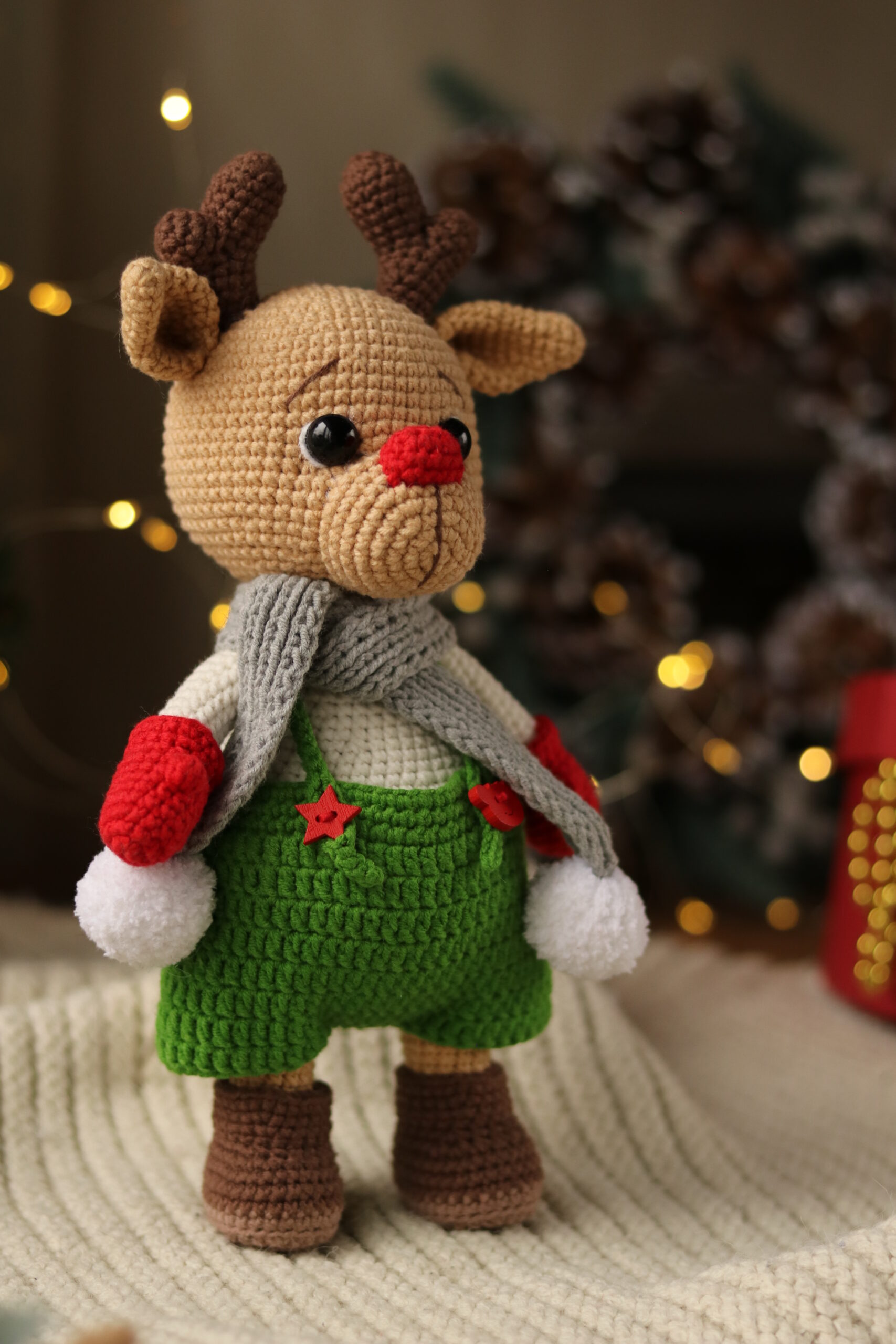 Christmas Deer Crochet Kit –