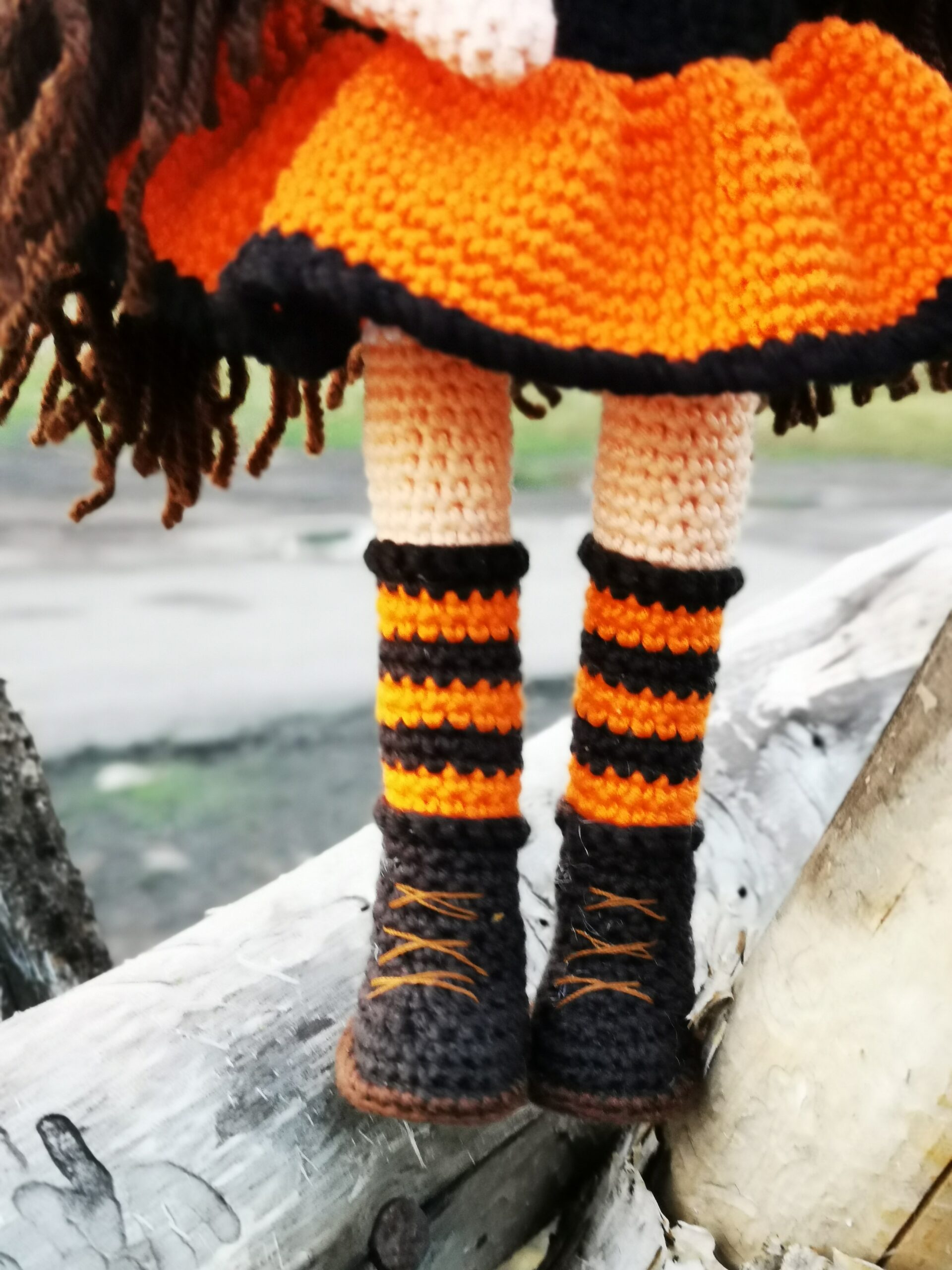 Crochet witch doll,witch hat,amigurumi witch,terracotta decor 4 IMG 20200801 192459 scaled