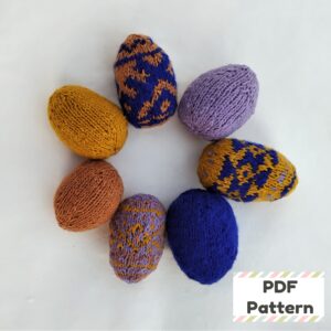 Knit egg pattern, Easter knitting pattern, Knit Easter pattern, Easter egg knitting pattern