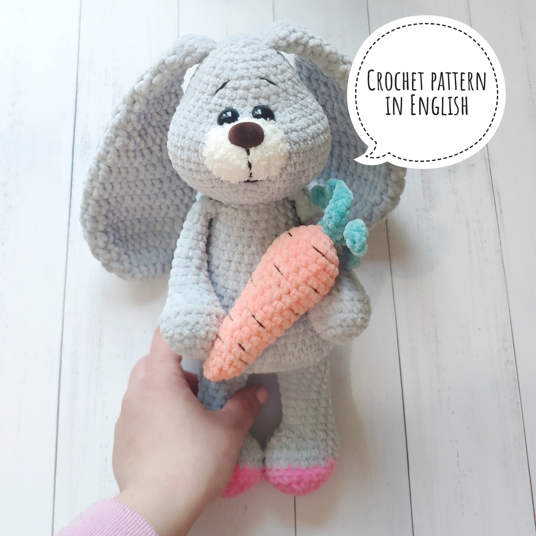Easter Bunny easy crochet pattern 4 IMG 20220127 104241 02