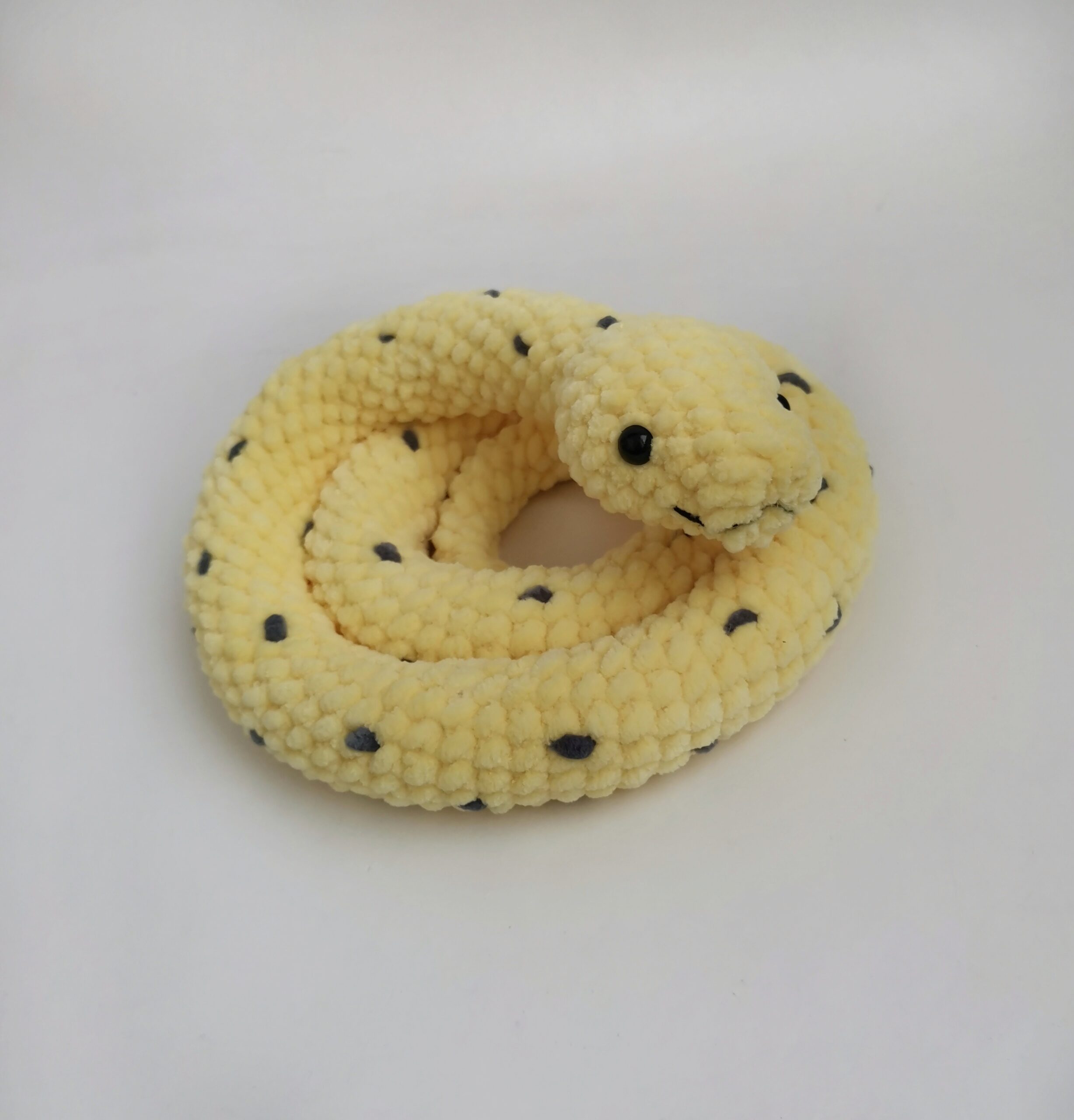 yellow snake plush