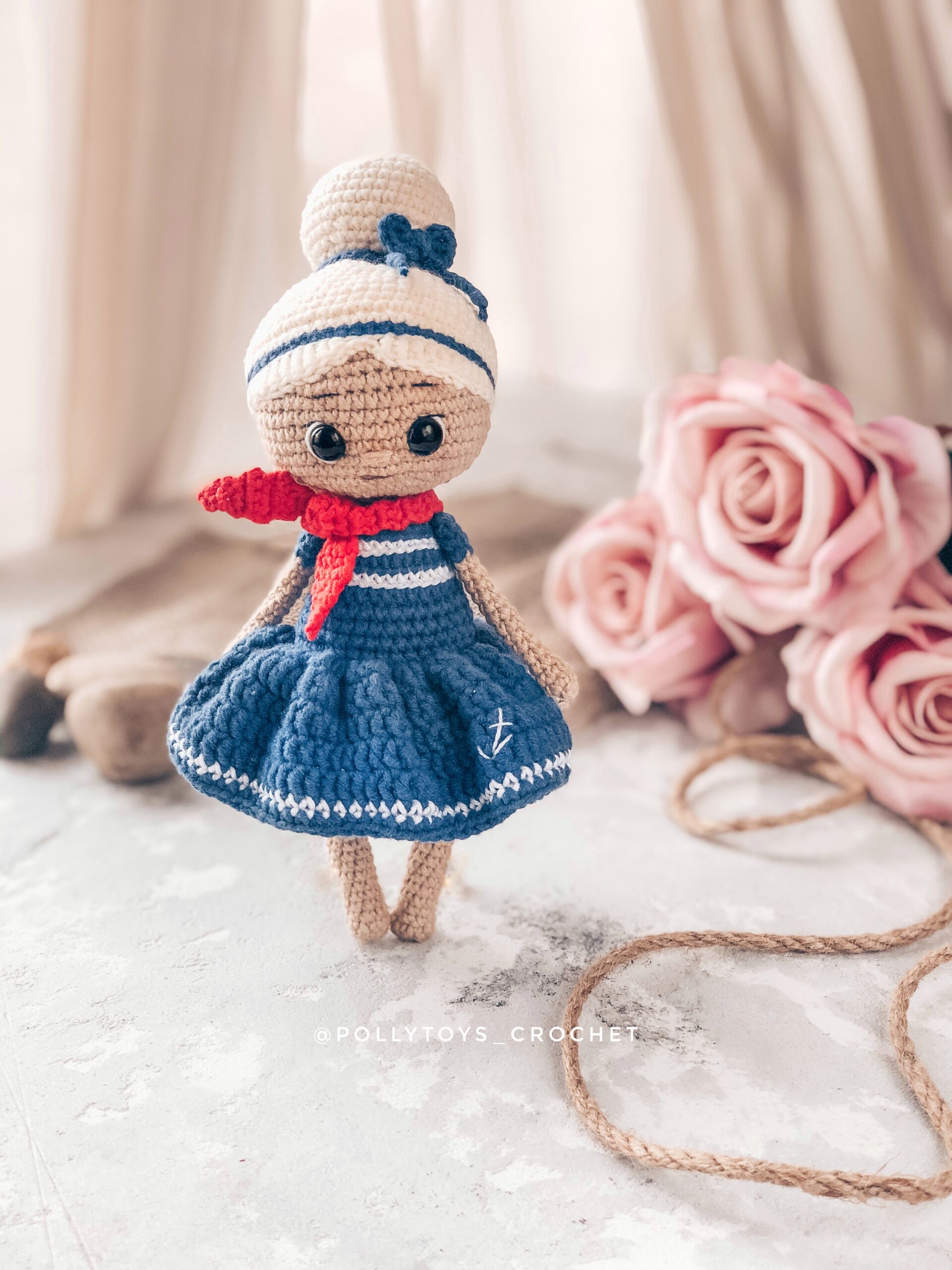 Crochet PATTERN Sailor girl Betty Amigurumi doll 2 IMG 4592 1 scaled