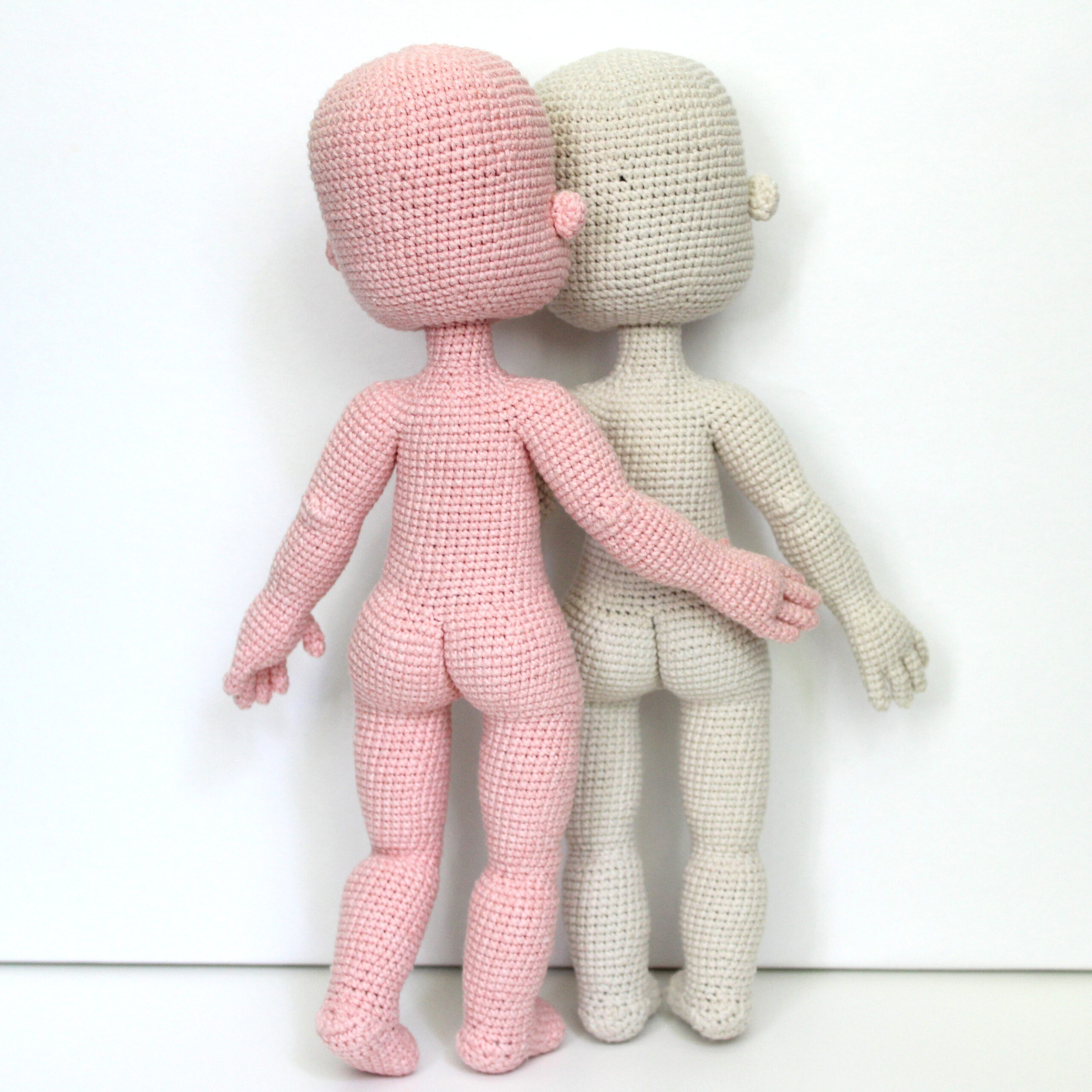 Doll body crochet pattern PDF English Amigurumi basic doll