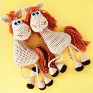 motif au crochet pour chevaux