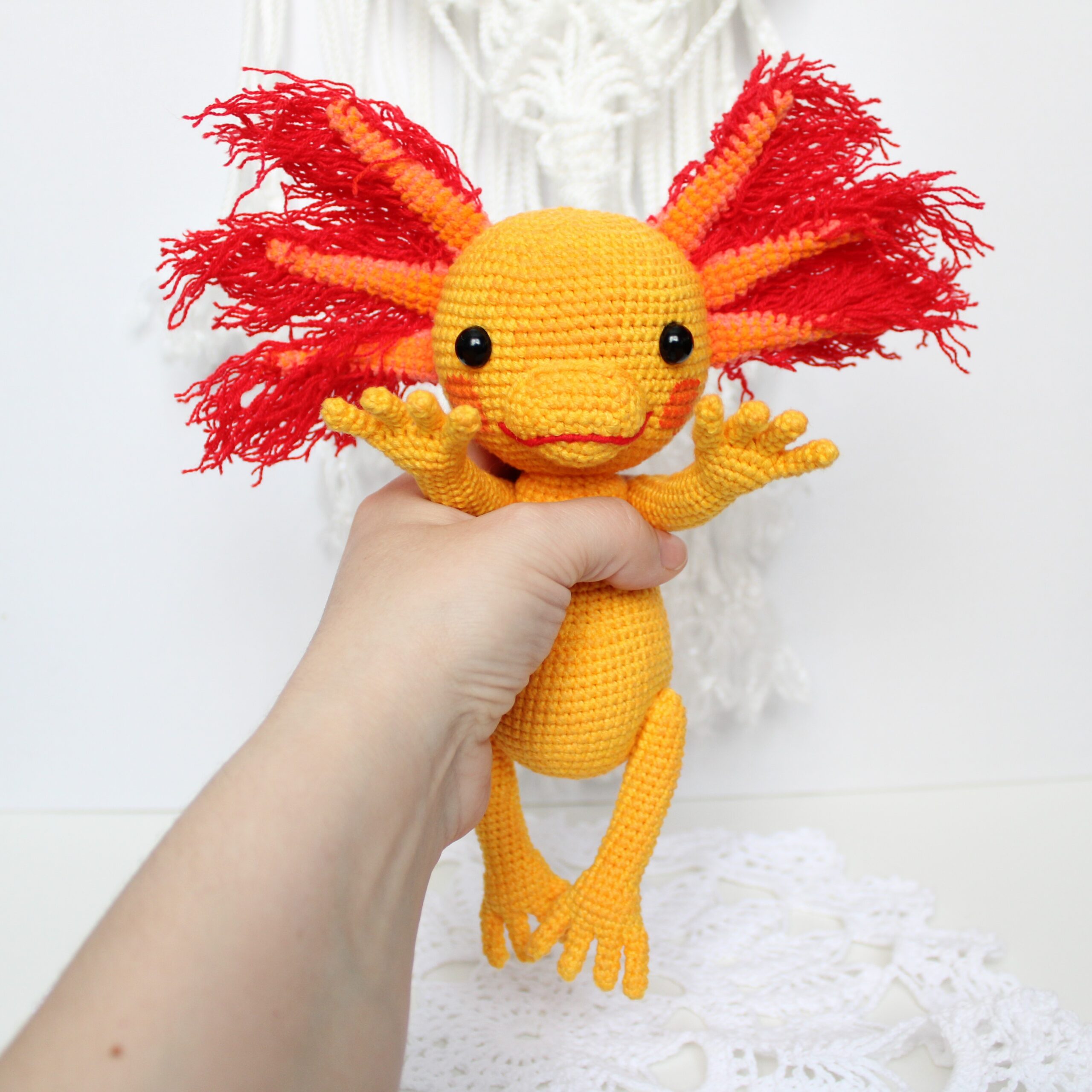 Amy - crochet amigurumi designs on Instagram: Strawberry and Apricot the  axolotls, the perfect beginner friendly pattern :) Did you know that the  dragon named “Toothless” in “How to Train Your Dragon”