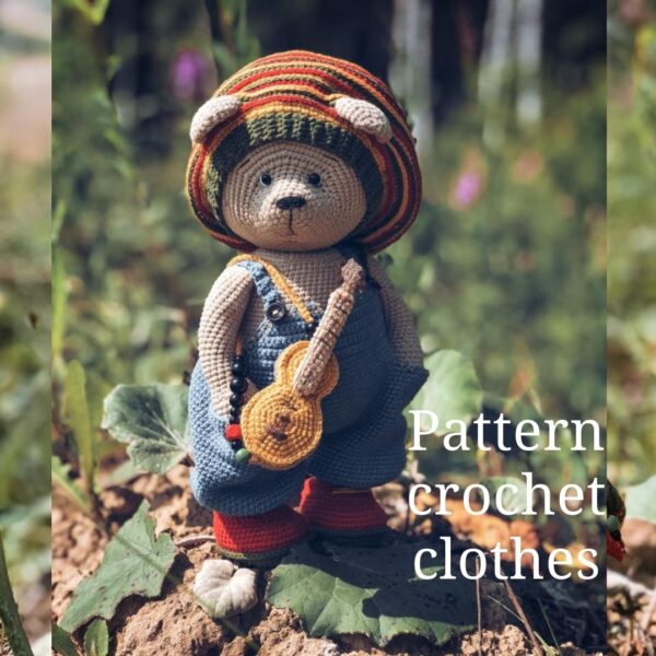 Pattern only clothes for the doll 11
