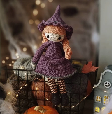 Ensemble de 3 poupées au Crochet d'Halloween, poupée d'Halloween Amigurumi  faite à la main, poupée d'Halloween en peluche, décor d'Halloween, cadeau d' Halloween pour bébé -  France
