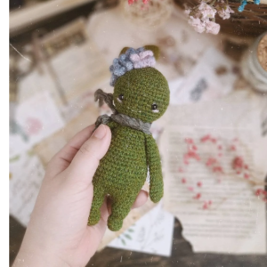 crochet flower doll pattern