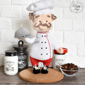 Funny chef crochet pattern