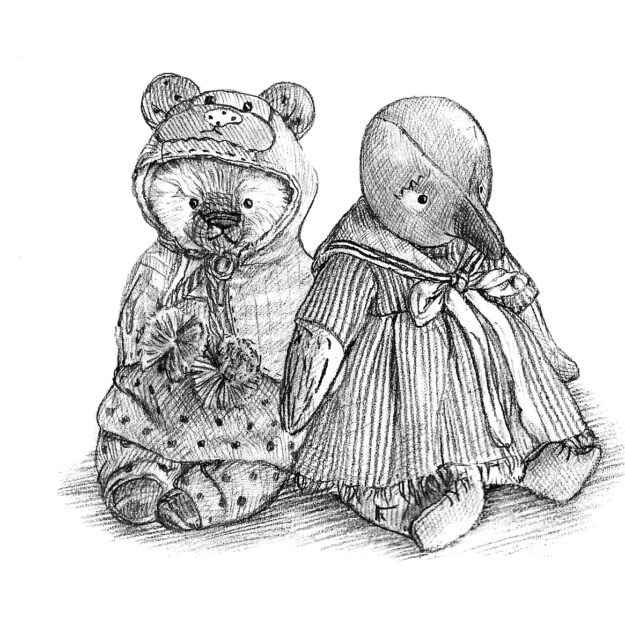 Magic room teddy bears&doll