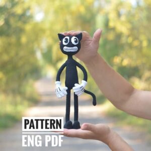 Crochet pattern Cartoon cat