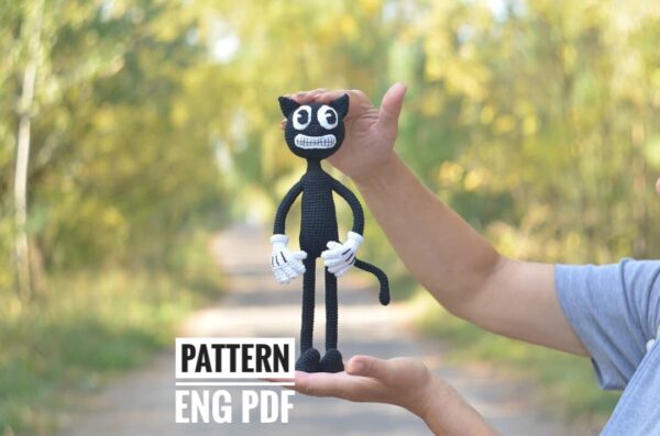 Crochet pattern Cartoon cat