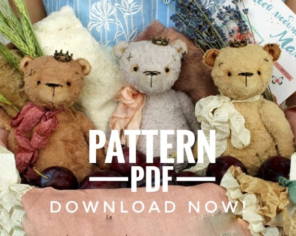 Pattern artist teddy bear sewing stuffed animals
