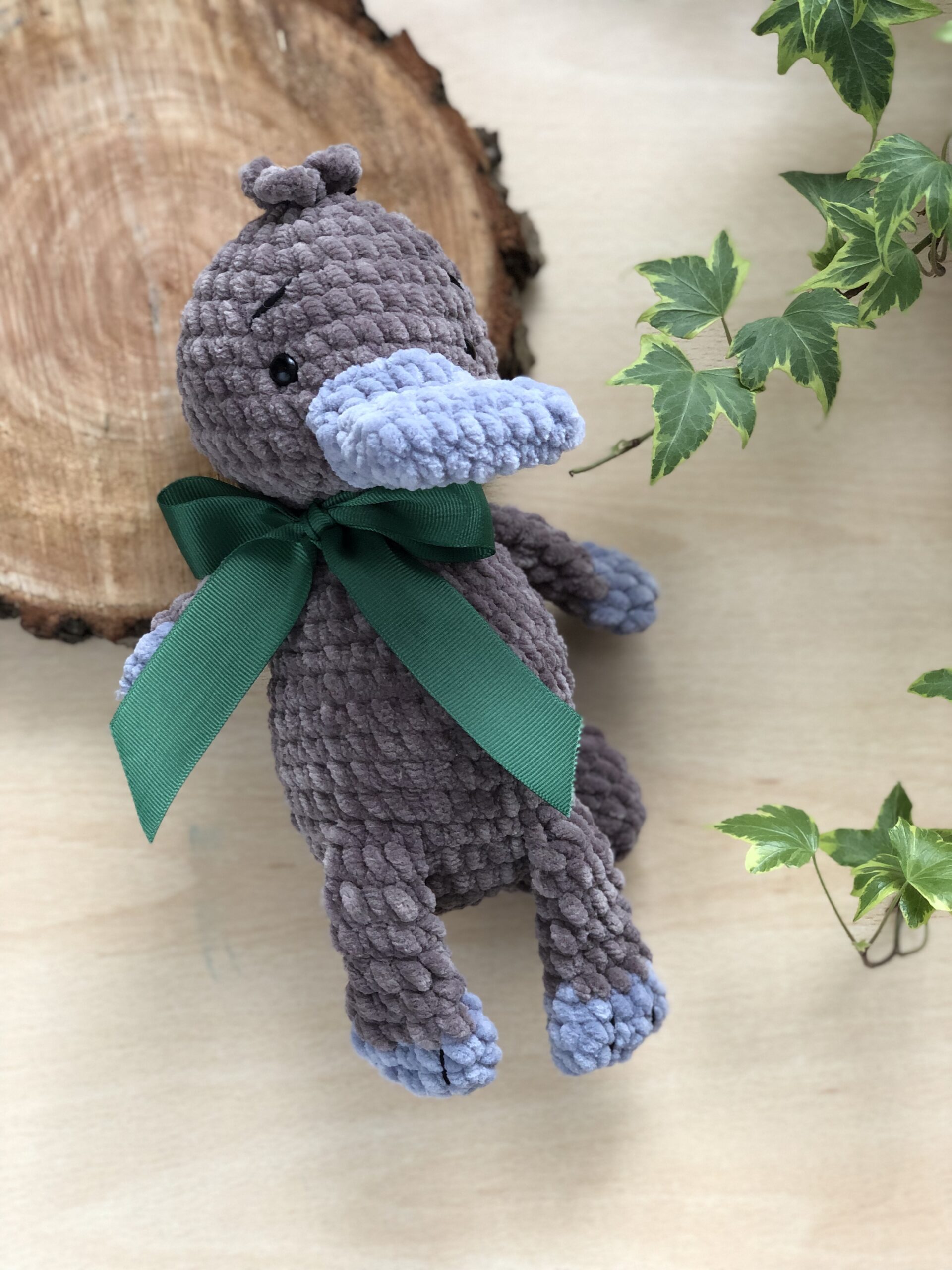 DIY Amigurumi Crochet Kit Little Platypus / Craft Project Crochet Platypus/  Handmade Platypus / 