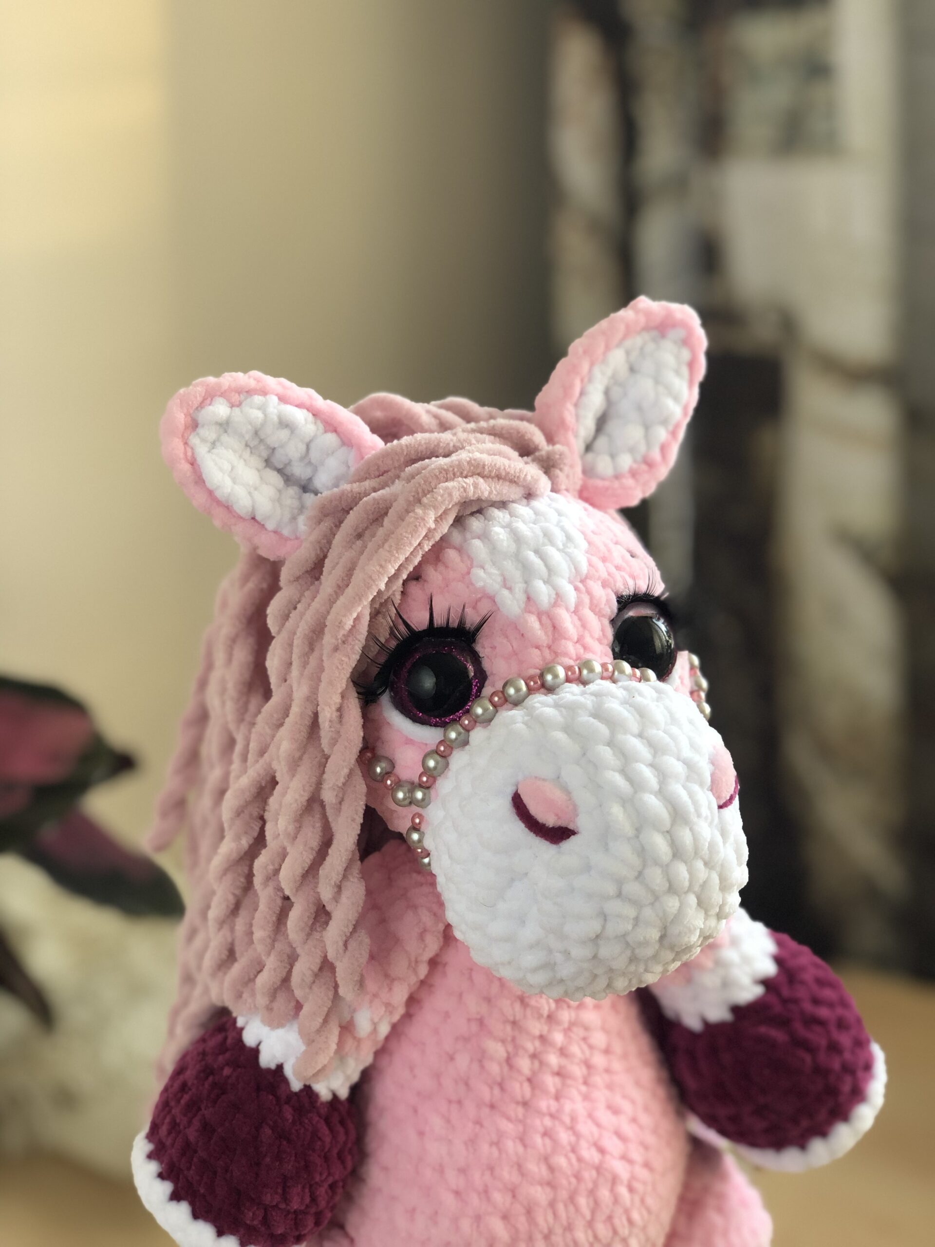 PONY Crochets bois de rose