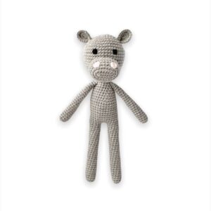 Crochet amigurumi animal hippo pattern