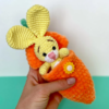 bunny in carrot easter crochet pattern Fionadolls