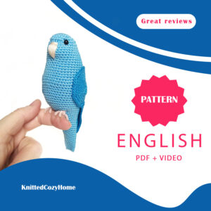 Amigurumi pattern parrotlet
