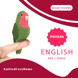 Crochet pattern lovebird