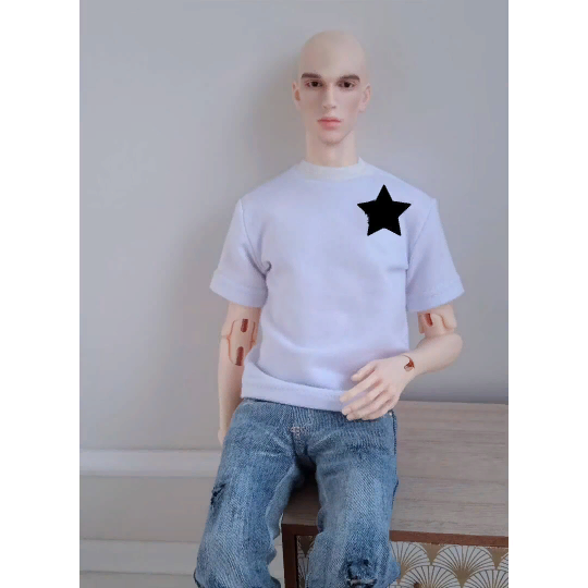 Pattern + video tutorial T-shirt for 1/4 scale msd dolls boys 2 загруженное 2 54
