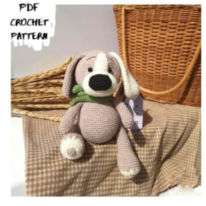 Amigurumi dog crochet pattern