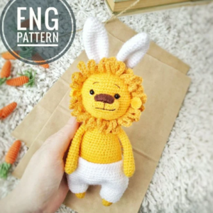 Amigurumi lion crochet pattern