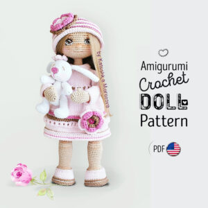 Crochet pattern tilda doll long legs