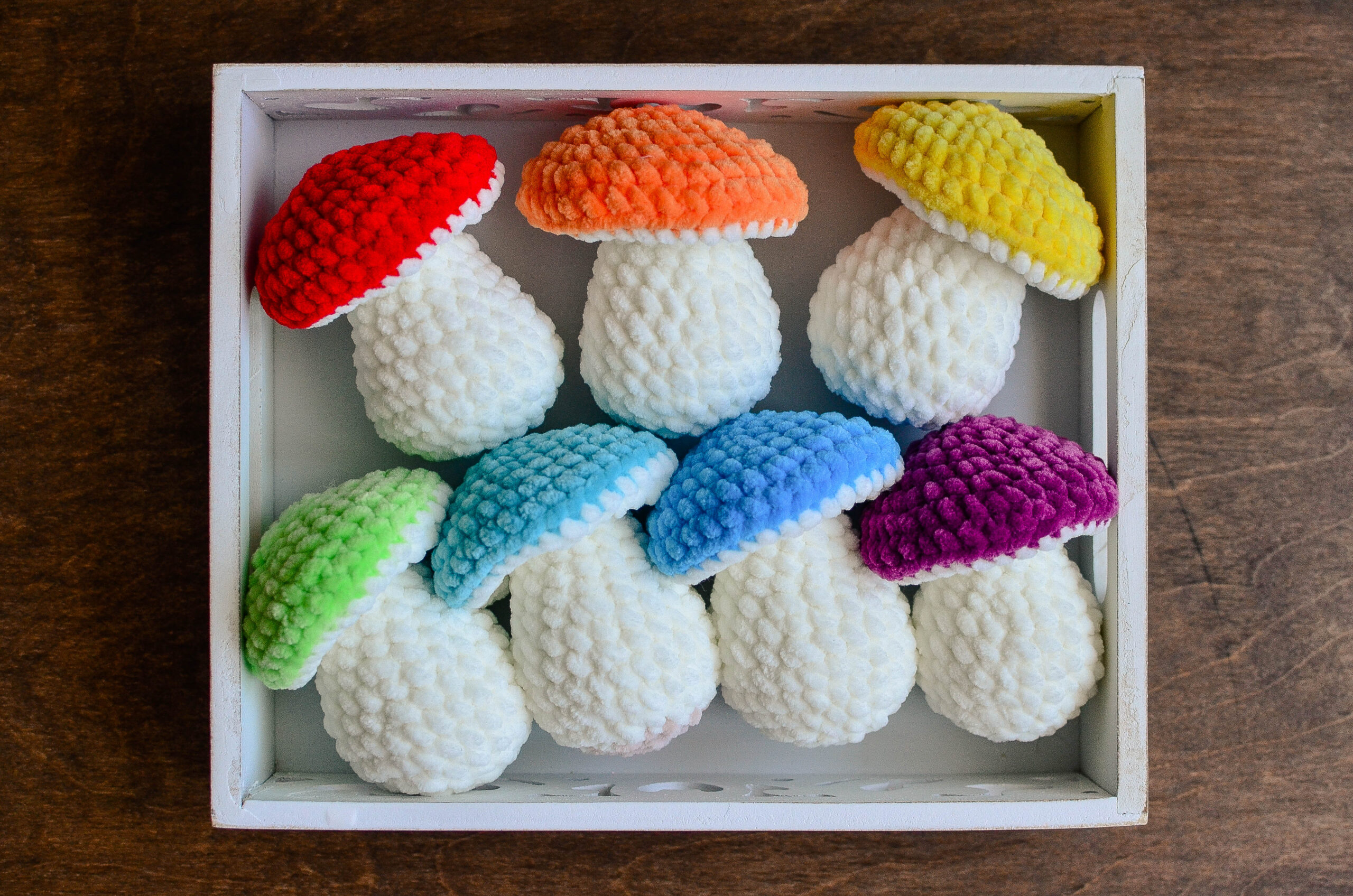 Little Mushroom Crochet Kit by Crochet Box