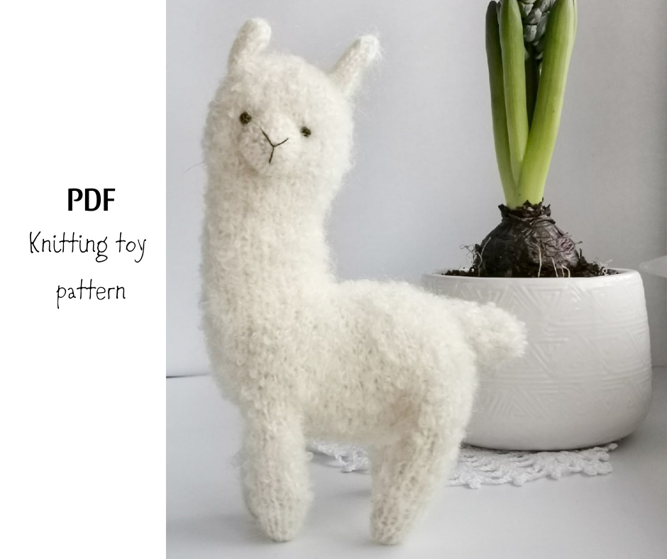 Alpaca Mary Knitting Pattern Llama