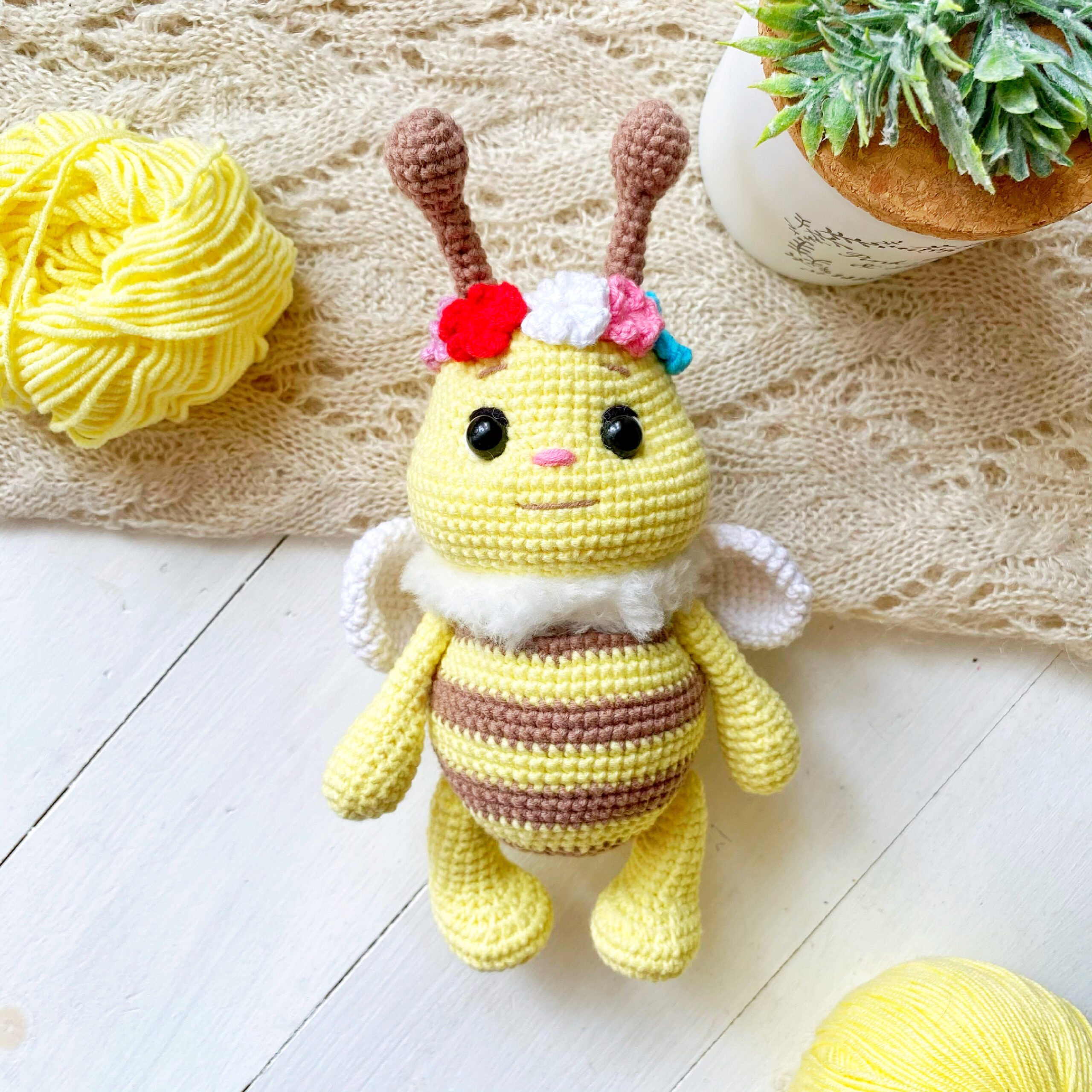 5 Little Monsters: Crocheted Bee Amigurumi