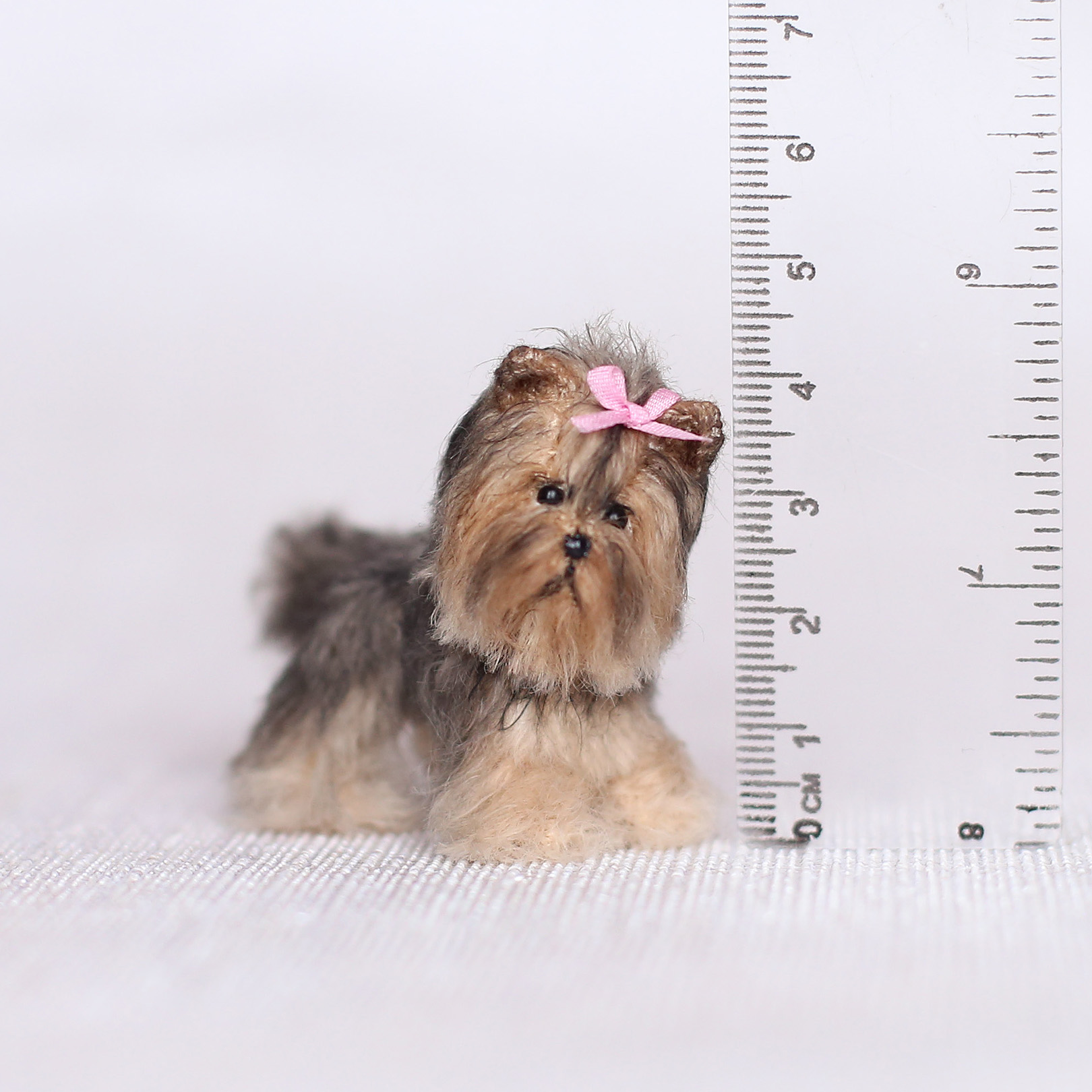 Miniature Realistic Yorkie OOAK Yorkshire Terrier Dog 1 to 6 Scale