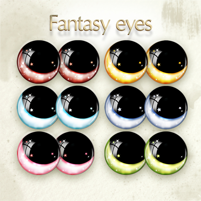 Dragon Eyes Digital Collage Sheet from 12mm to 25mm - DailyDoll Shop