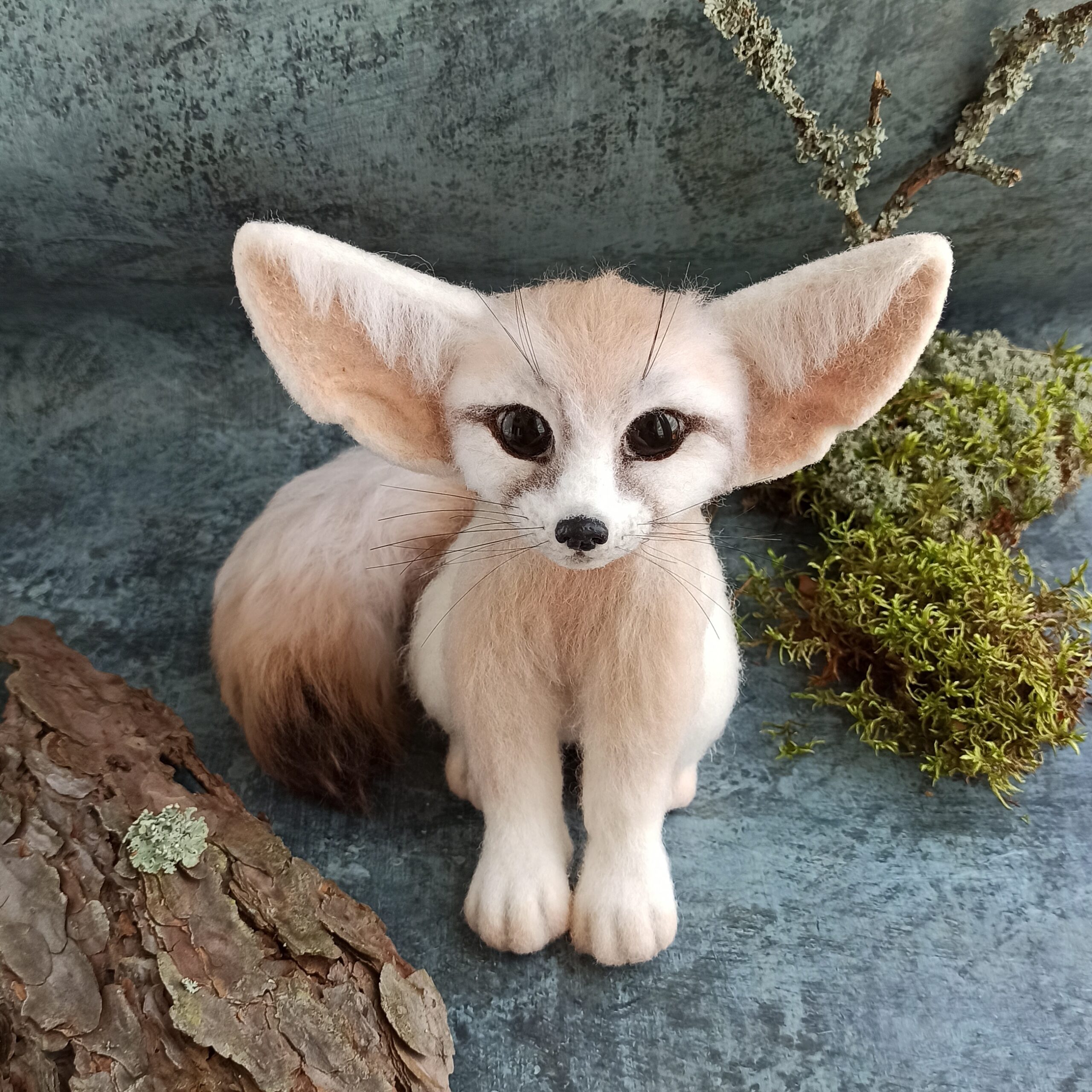 Crochet fox toy, Fennec fox plush, Realistic animal toy - DailyDoll Shop