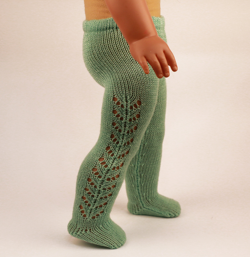 Knitted tights for dolls - DailyDoll Shop