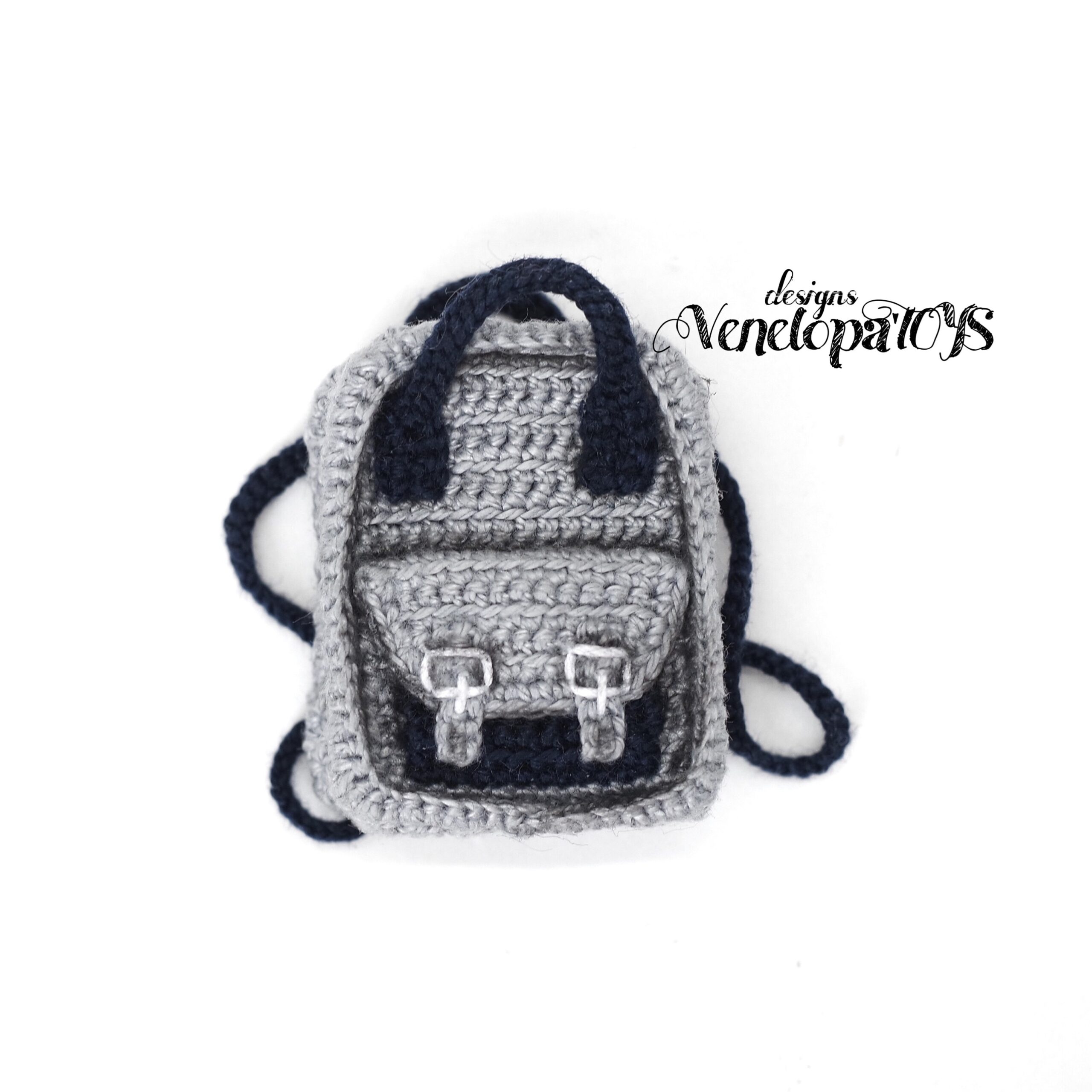 Mini Crochet Backpack | AllFreeCrochet.com