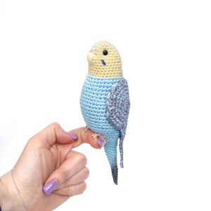 Weighted stuffed budgie