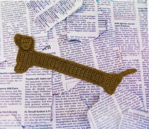 Dachshund Bookmark pattern